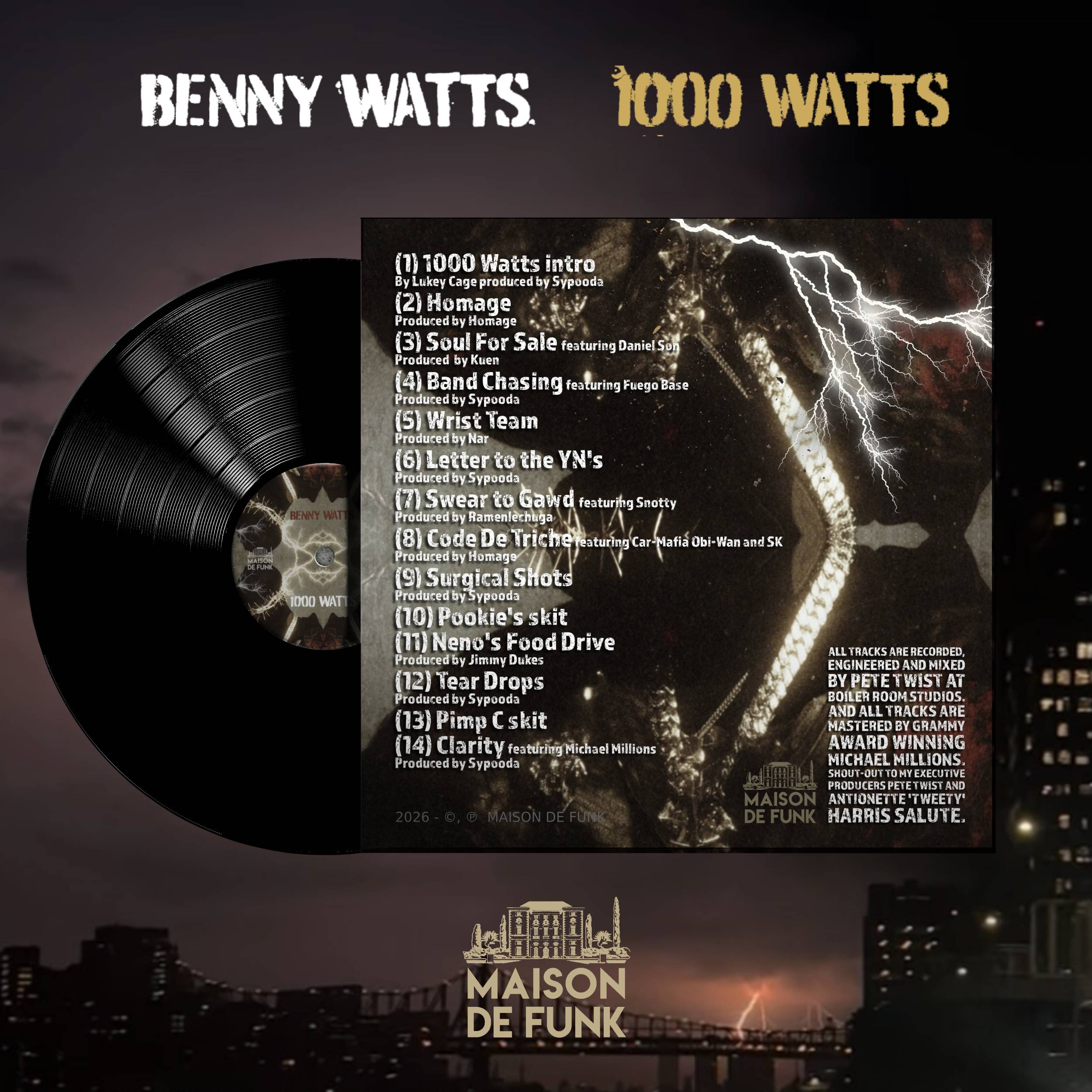 1000 Watts (Vinyl Edition)