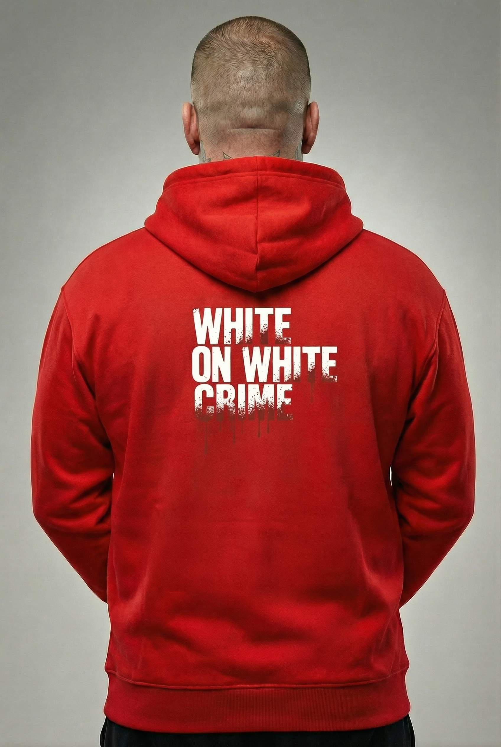 WHITE on WHITE CRIME Hoodie + FREE CD