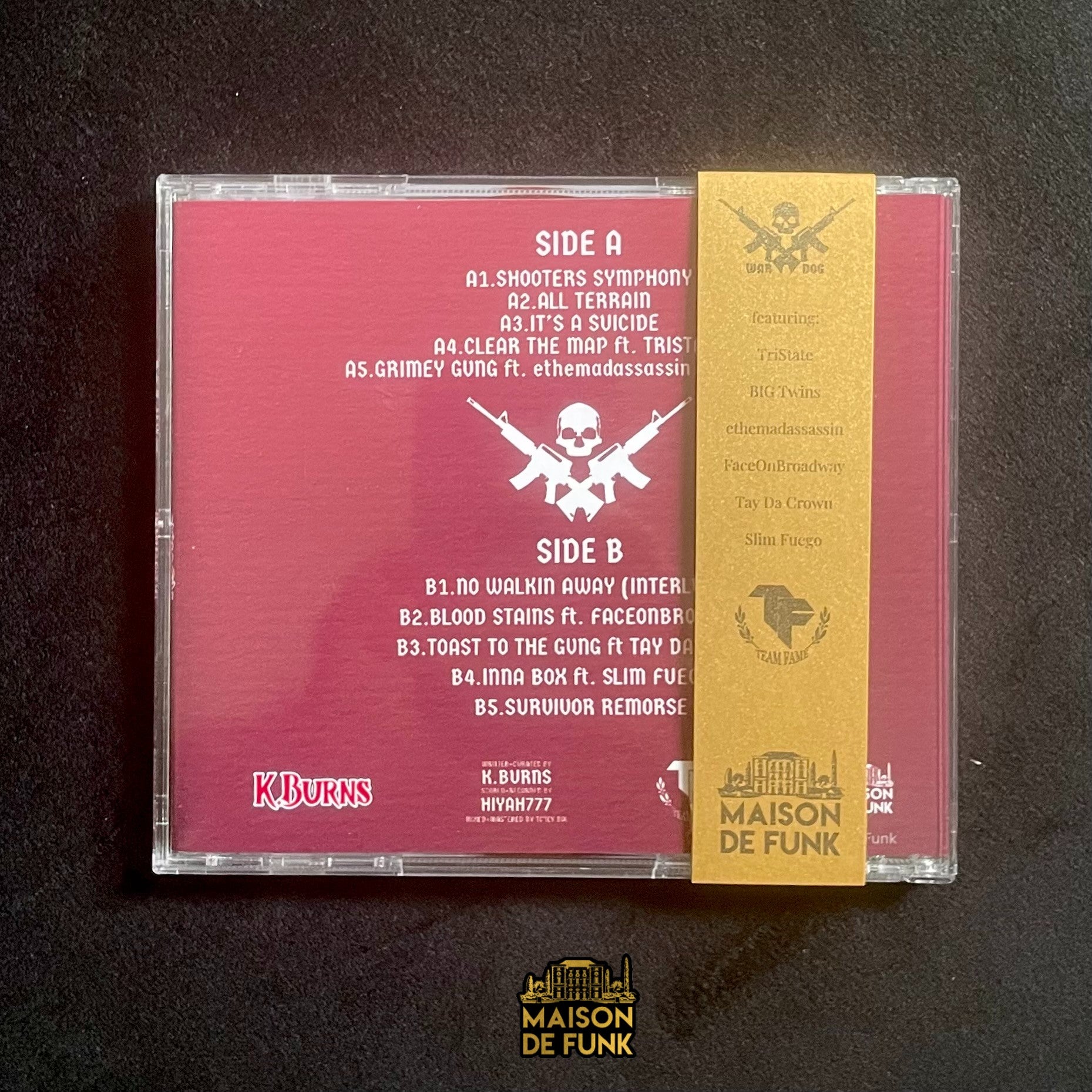WAR DOG - Gold Foil OBI Compact Disc