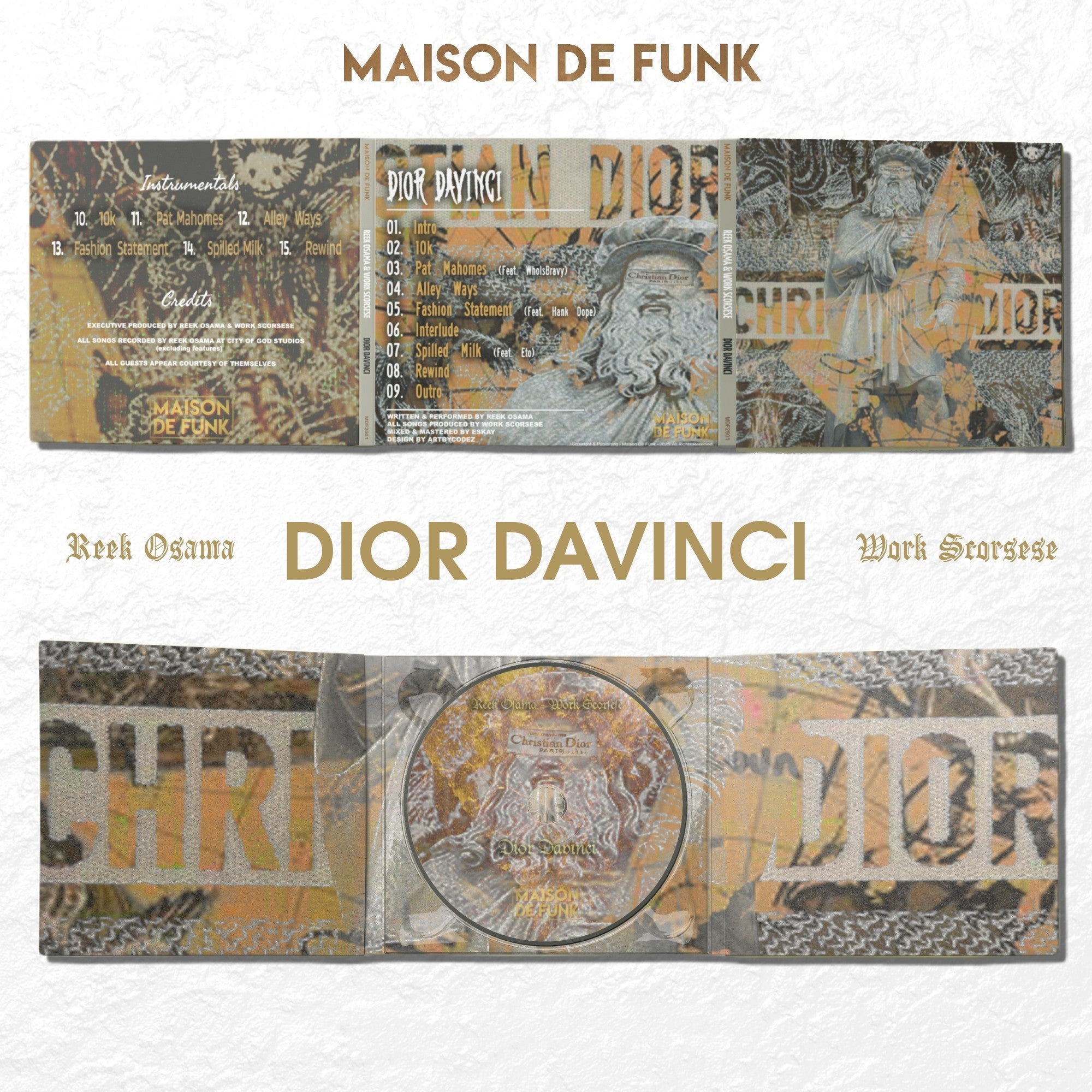 DIOR DAVINCI - CD Digipack with Gold OBI (1 left)