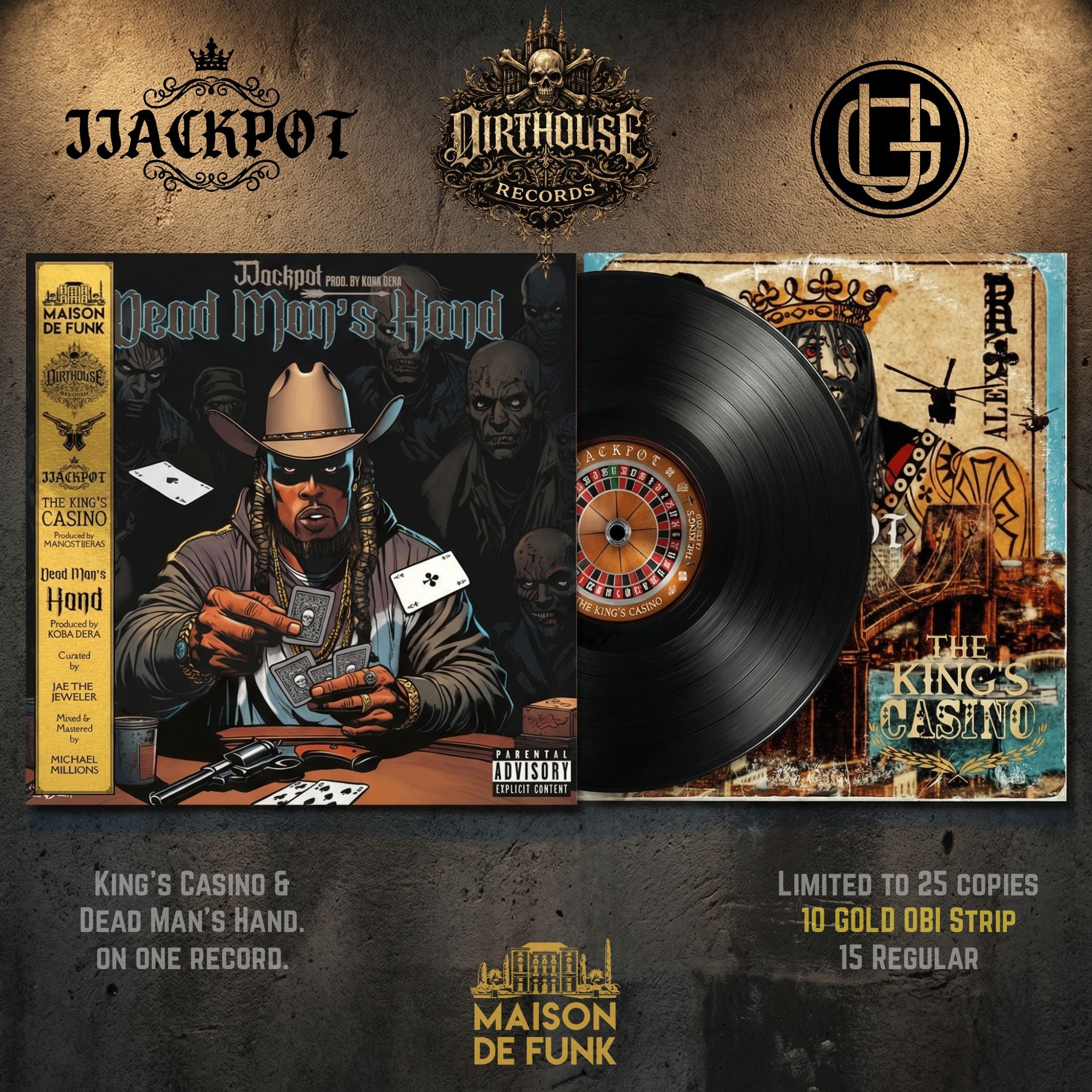 DEAD MAN'S HAND & KING'S CASINO — VINYL
