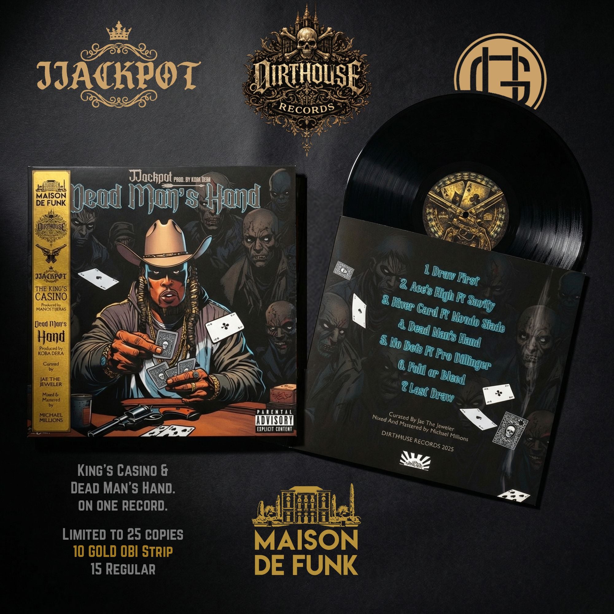 DEAD MAN'S HAND & KING'S CASINO — VINYL