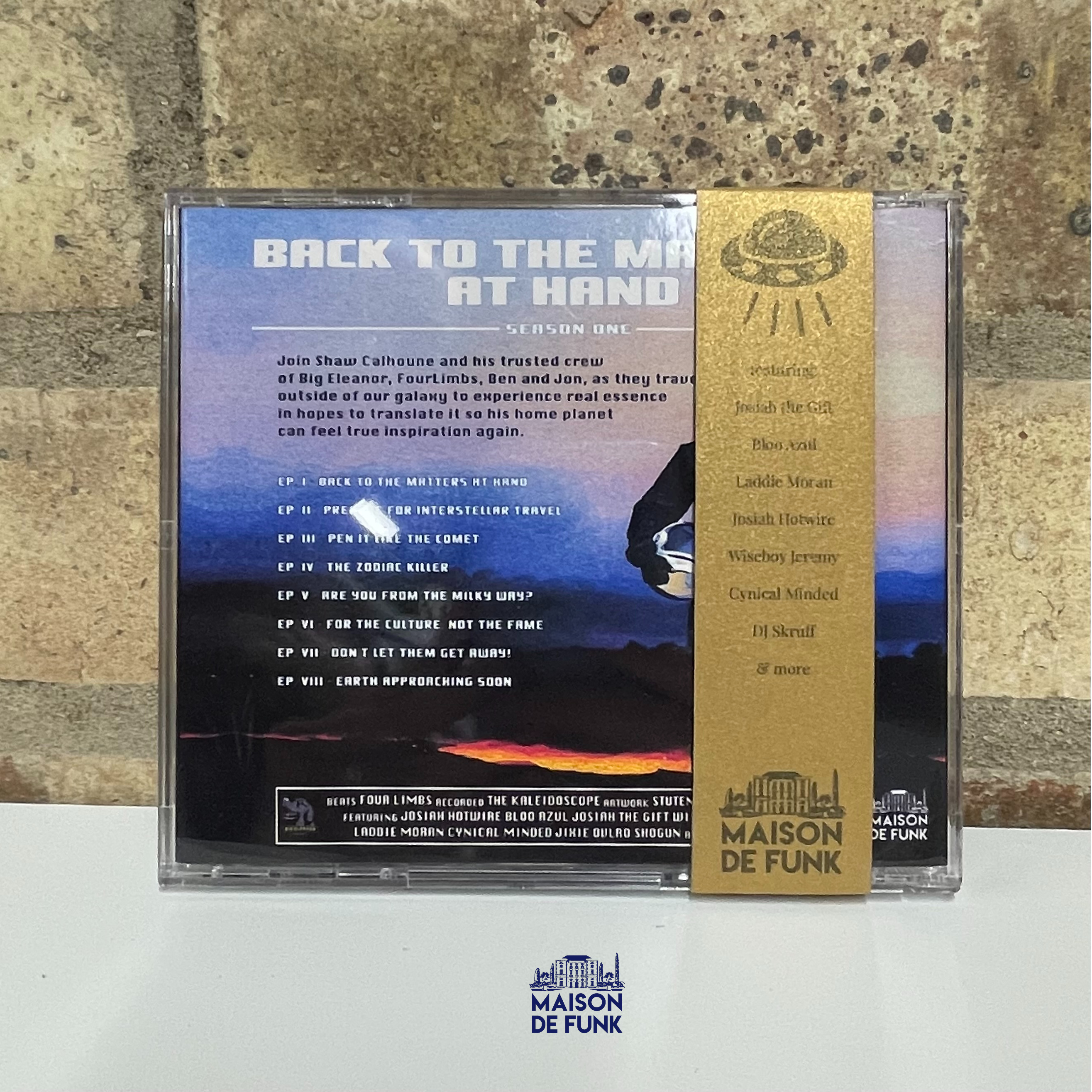 BACK TO THE MATTERS AT HAND - Gold Foil OBI CD