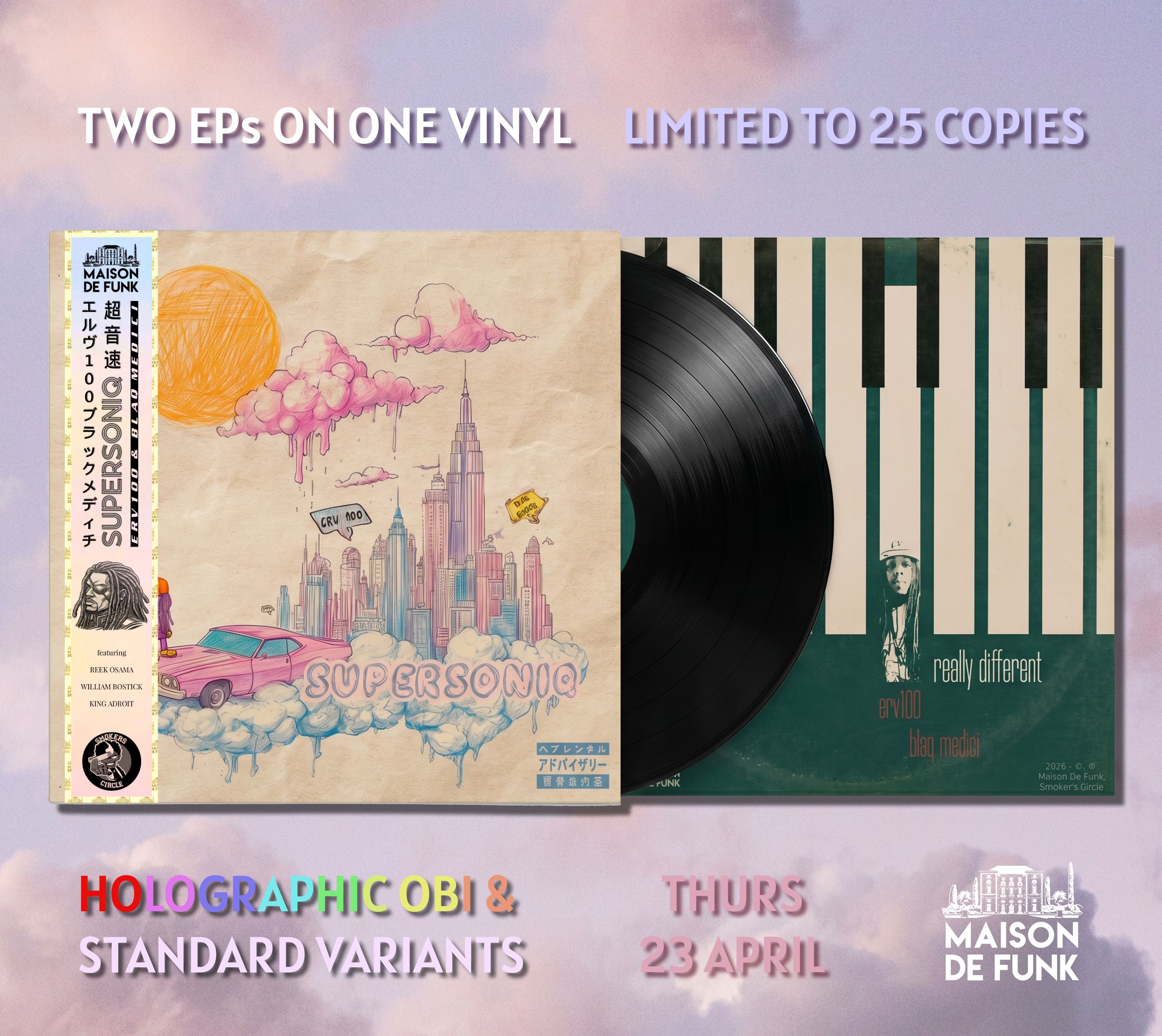 Supersoniq & Really Different - VINYL Editions