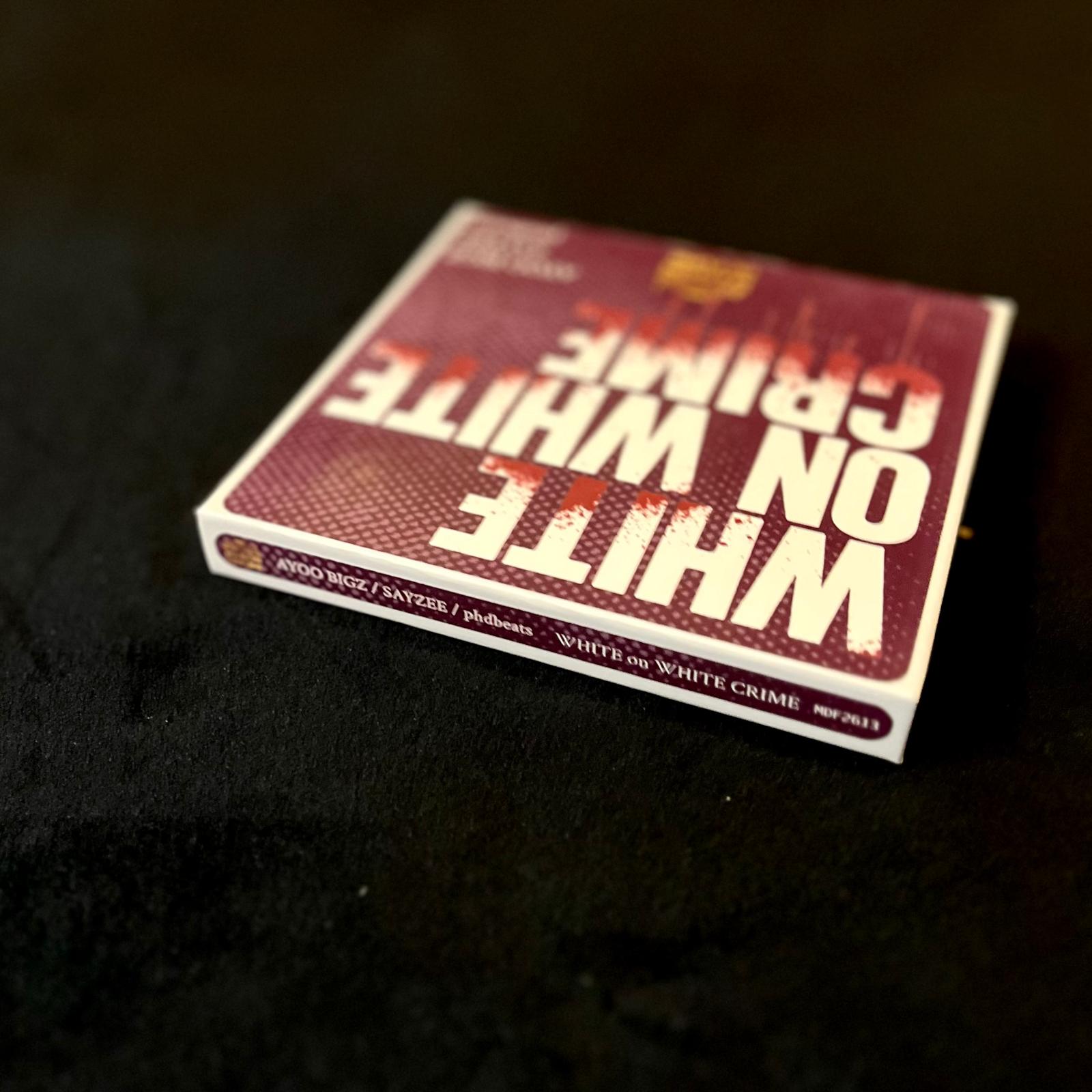 WHITE on WHITE CRIME Hoodie + FREE CD