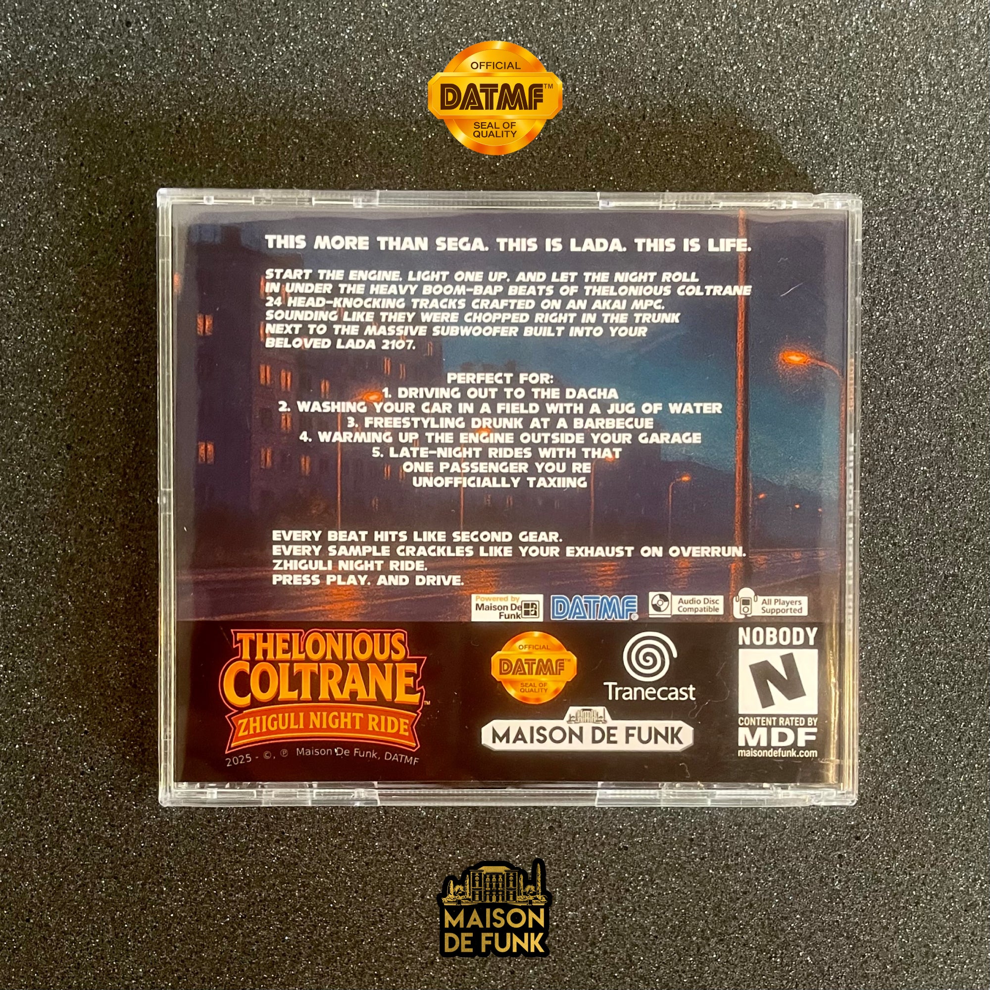 ZHIGULI NIGHT RIDE - Gold OBI Compact Disc