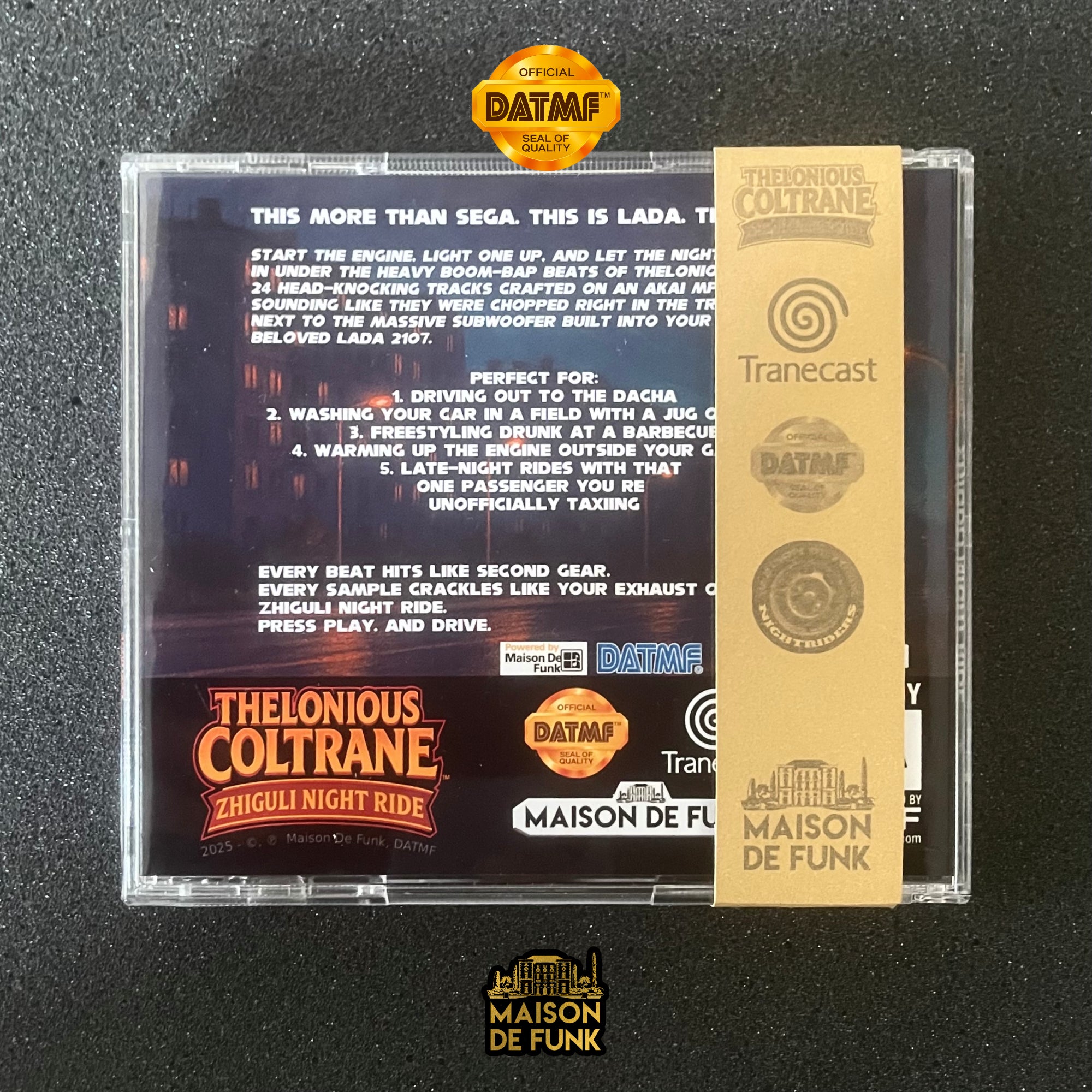 ZHIGULI NIGHT RIDE - Gold OBI Compact Disc