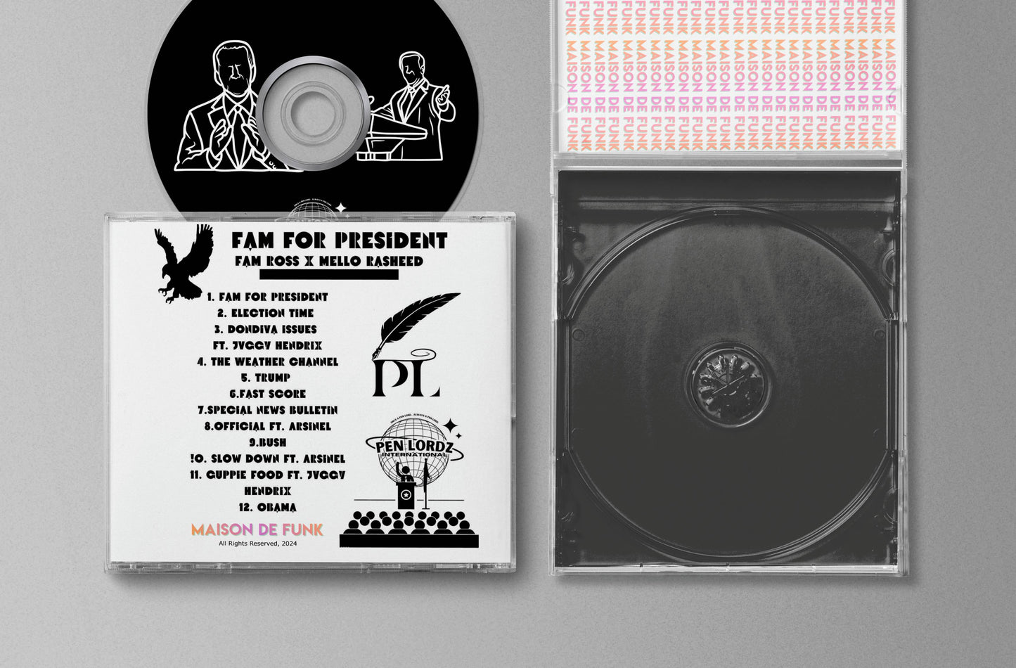 FAM ROSS & DJ MELLO RASHEED - FAM FOR PRESIDENT (CD)