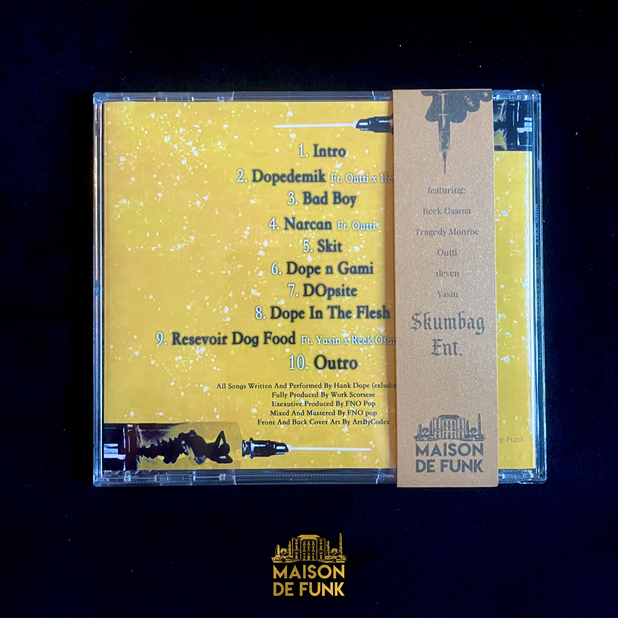 DOPEDEMIK - Gold OBI Compact Disc (3 left)