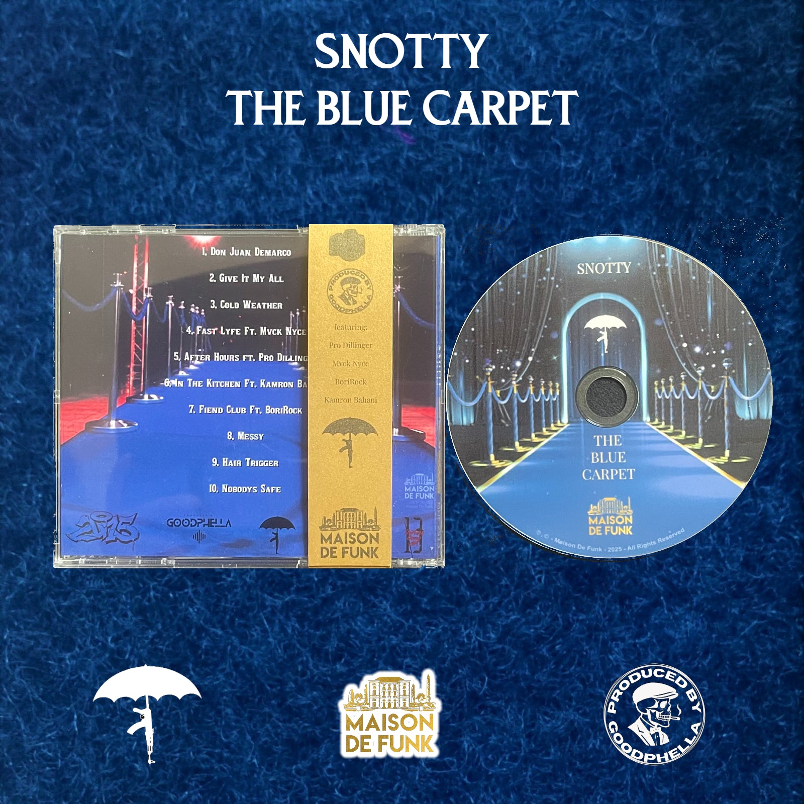 THE BLUE CARPET - Gold OBI Compact Disc (SOLD OUT)