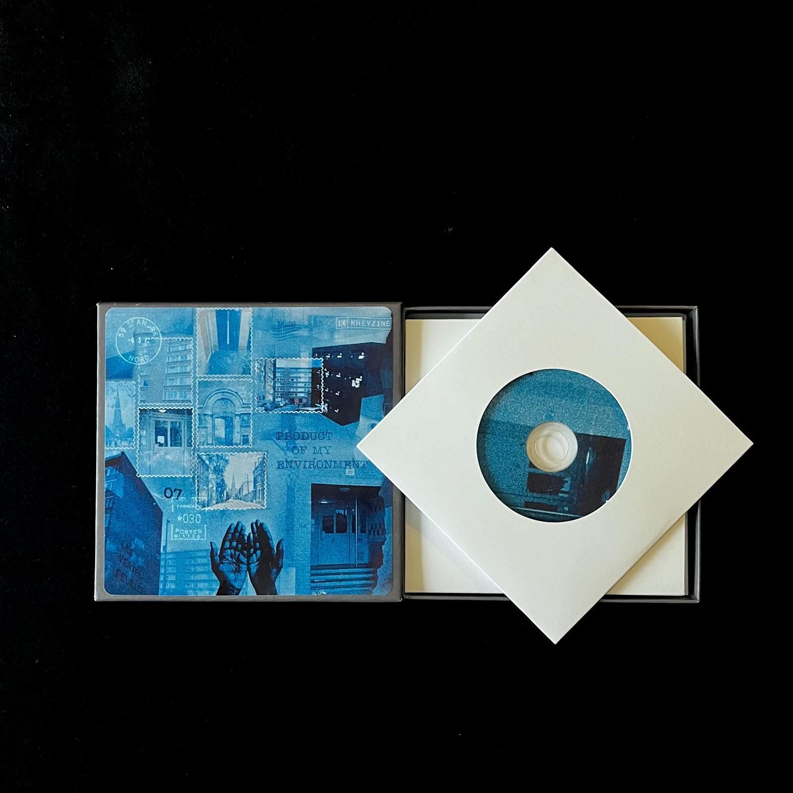 Boxset open with collage cover and Act discs in tray